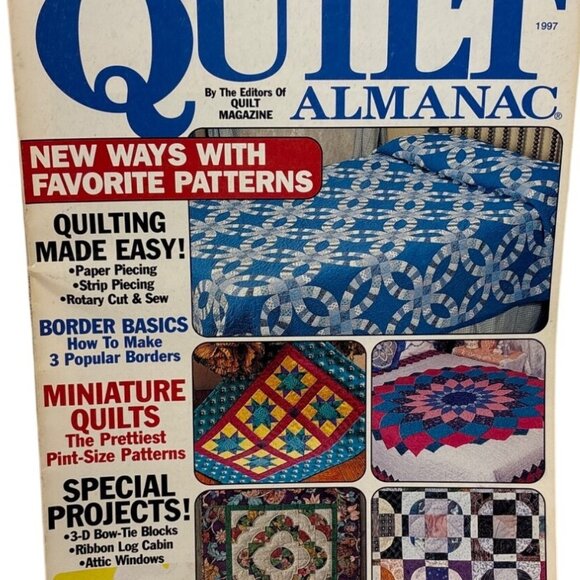 Quilt Almanac 1997 Magazine With Patterns & Quilting Ideas - Picture 1 of 10
